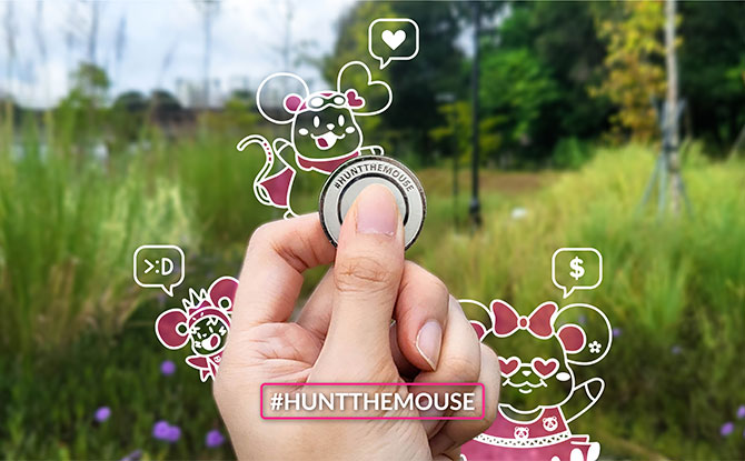 Hunt for Coins at pandamart #HuntTheMouse 