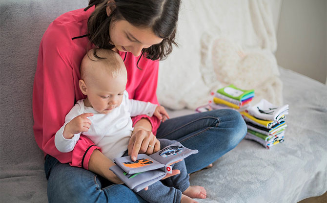 Reading helps to build language skills.