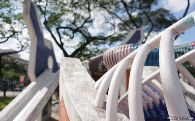 Looking at the inside of the Toa Payoh Dragon Playground