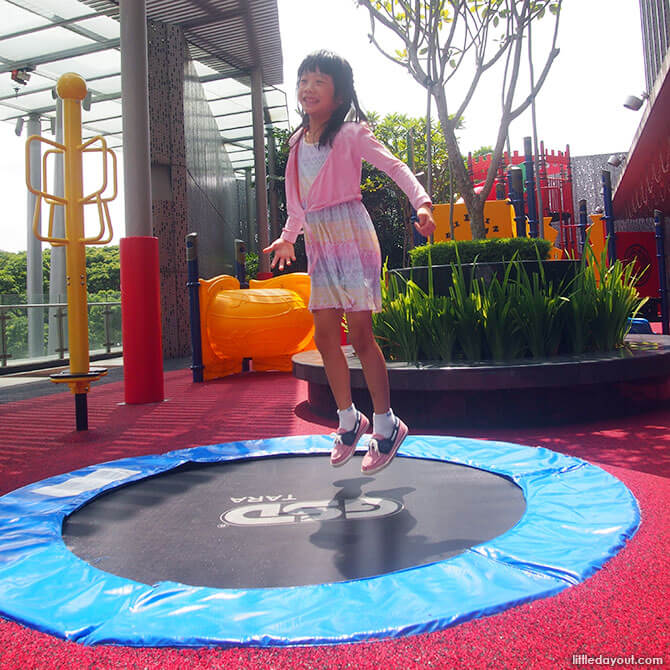 Trampolines are fun!