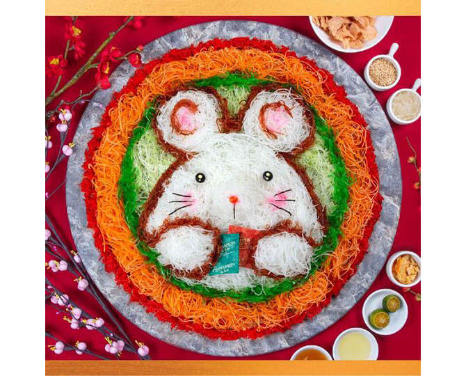 Umisushi umi Huat Huat Year of the Rat Yu Sheng Design