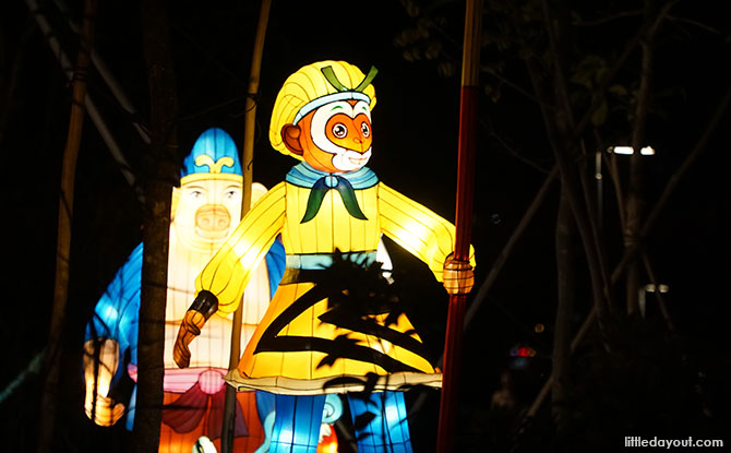 Journey to the West is depicted in lanterns - Mid-Autumn Festival 2019 at Jurong Lake Gardens