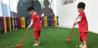 Kids Play Mini-Golf And Bowl at New MindChamps PreSchool @ Boon Keng (Kallang)
