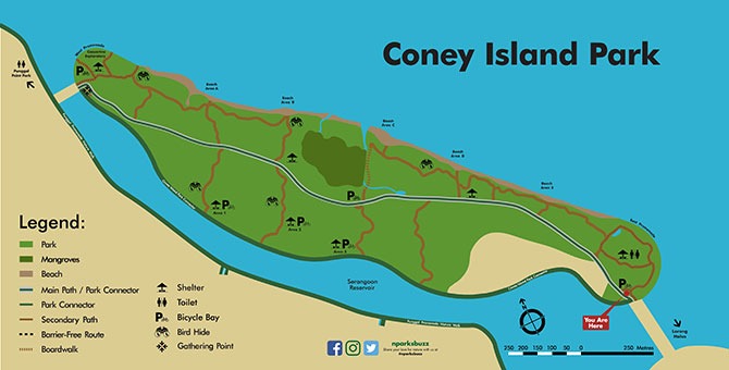 Coney Island Park Map