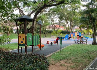 Watten Heights Playground: Leafy Park With Zipline & Old Style Merry Go Round For Kids Watten Heights Playground: Leafy Park With Zipline & Old Style Merry Go Round For Kids