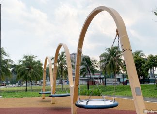 3G Park @ Shunfu & Playground: A Corner Play Spot With A Three-Pole Spacenet 3G Park @ Shunfu & Playground: A Corner Play Spot With A Three-Pole Spacenet