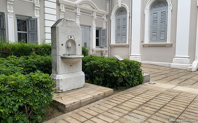 Gemmill Fountain at National Museum of Singapore