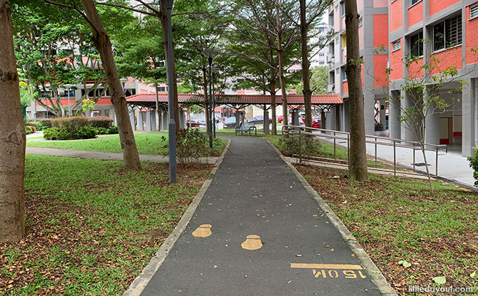 Footpaths at Simei Street 4