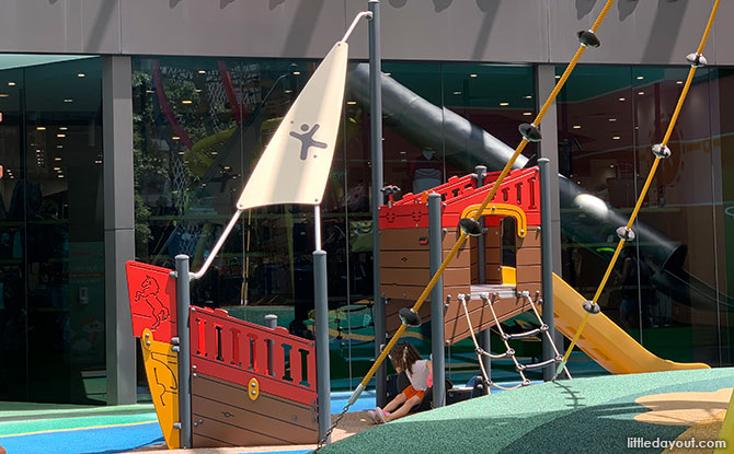 Ship play area at Great World shopping centre