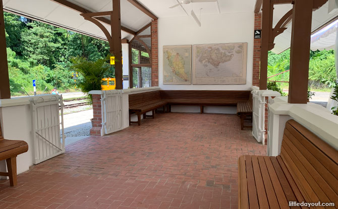 Waiting Area at the Bukit Timah Railway Station