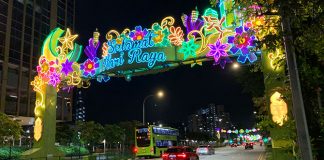 Geylang Serai Hari Raya Light Up 2022: Lights On Till 8 May