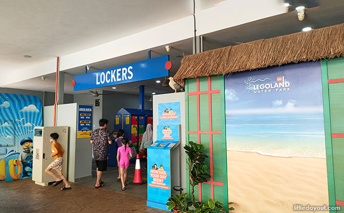 Locker Rental at LEGOLand Waterpark