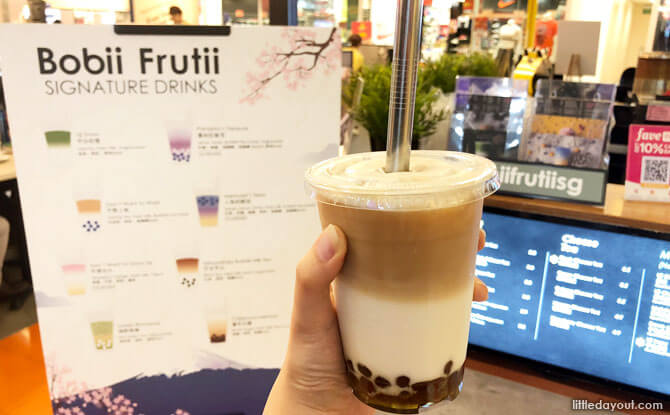 Milk Tea with Brown Sugar Peals