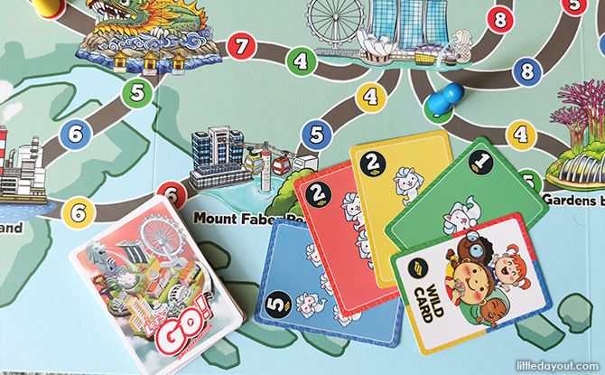 Cards in Let's Go Singapore! Game