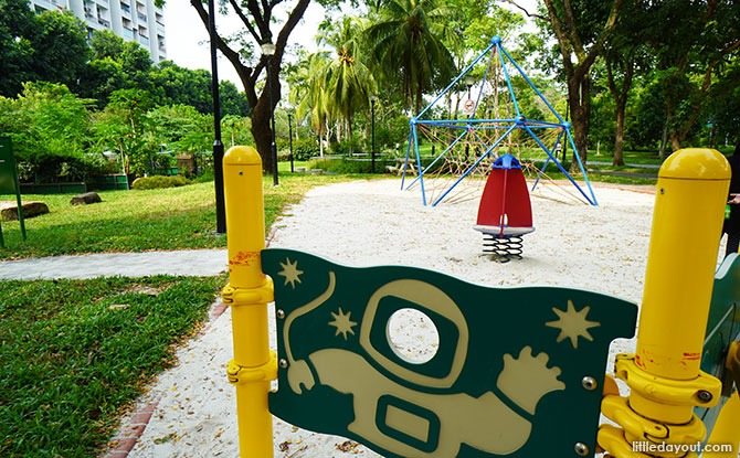 Rocket Ship at Bedok Town Park Playground