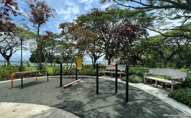 Fitness Area at Pasir Ris Park Therapeutic Garden