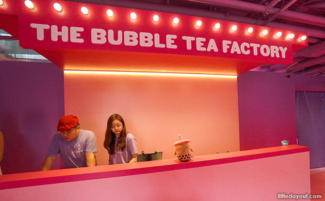 Go On An Giant Boba Adventure At The Bubble Tea Factory at the Bubble Tea Factory SG