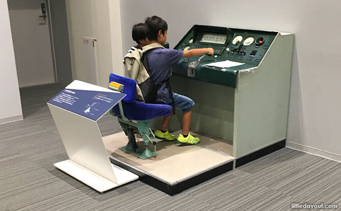 Interactive activities at the Kyoto Railway Museum