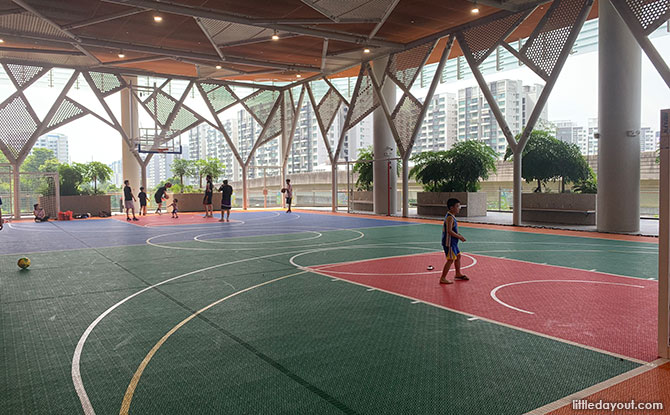 Futsal / basketball court on Level 3