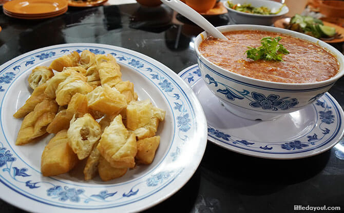 Chilli Crab Sauce With Youtiao