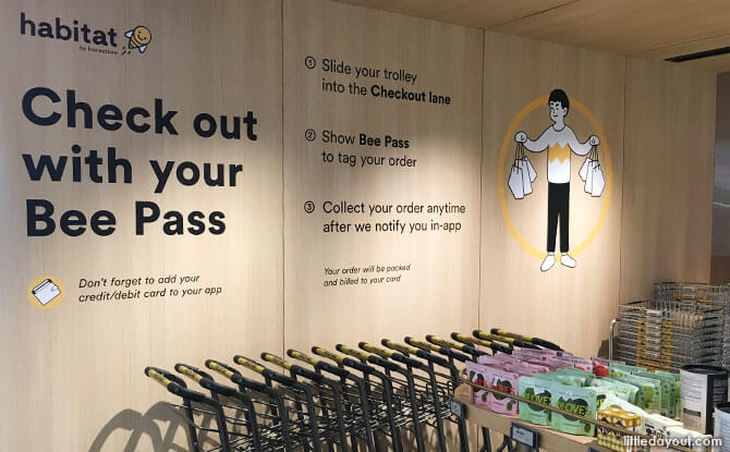 AutoCheckOut at habitat by honestbee