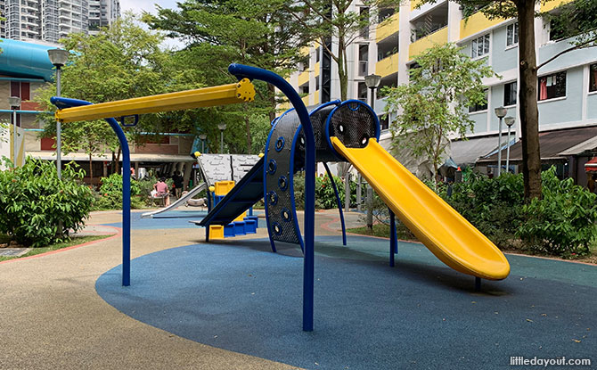 Pek Kio Market Playground: Blue & Yellow Theme