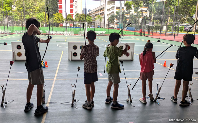 activesg_archery_01 ActiveSG School Holiday Programmes: Our Review of 8 Sports