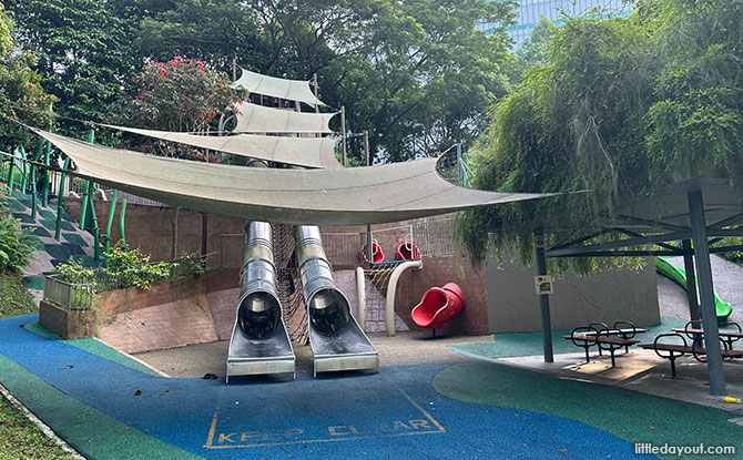 Double Barrel Slides at Admiralty Park