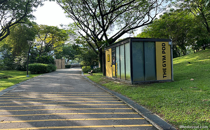 Gym pod at Admiralty Park