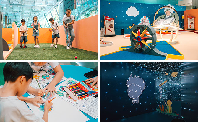 Adventures With The Little Prince At Changi Airport: Starry Mini Golf, Charms, Photo Spots & More From 24 May To 14 Jul