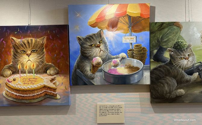 Adventures Of Grumpy Cat: Yip Yew Chong Exhibition At Fullerton Hotel Adventures Of Grumpy Cat: Yip Yew Chong Exhibition At Fullerton Hotel