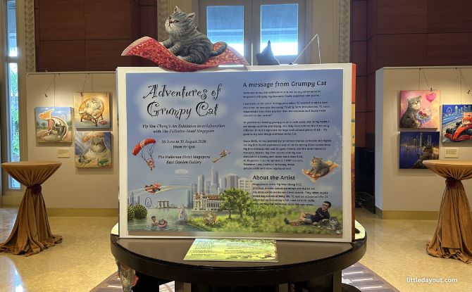 Adventures Of Grumpy Cat: Yip Yew Chong Exhibition At Fullerton Hotel 1 Yip Yew Chong's Adventures Of Grumpy Cat Exhibition