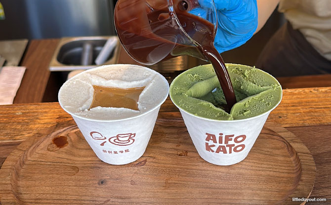 AiFOKATO: Diamond-Faceted Affogato, -86°C Dirty Coffee & Butter Mochi AiFOKATO: Diamond-Faceted Affogato, -86°C Dirty Coffee & Butter Mochi