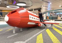 Airplane Playground At Changi Airport Terminal 3: Free Fun At Basement 2