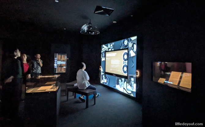 RECORDS – visitors can hear voices of key players like Lee Kuan Yew, Kwa Geok Choo, Goh Keng Swee, EW Barker, Devan Nair 