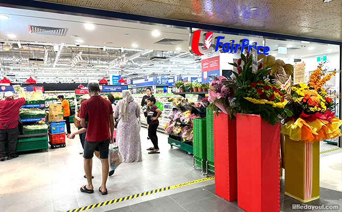 Fairprice supermarket at Anchorvale Village Mall