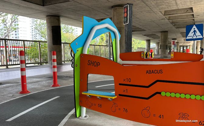 Ang Mo Kio Mini Road Safety Park: Play Under The MRT Tracks 3 little play-pretend shop