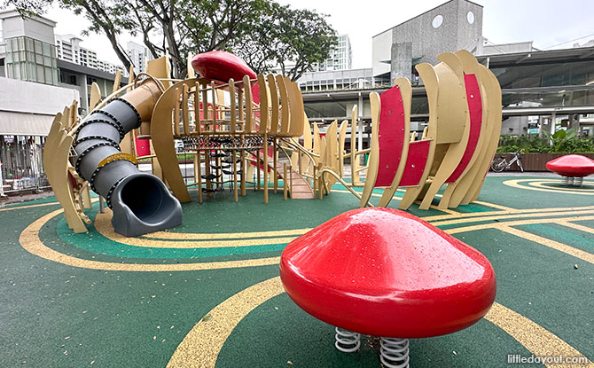 Ang Mo Kio Saga Seeds Playground: Play Amidst Giant Red Seeds