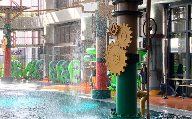 Steampunk-themed indoor water park in Singapore