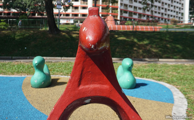 Horses at the Toa Payoh Lorong 7 Park