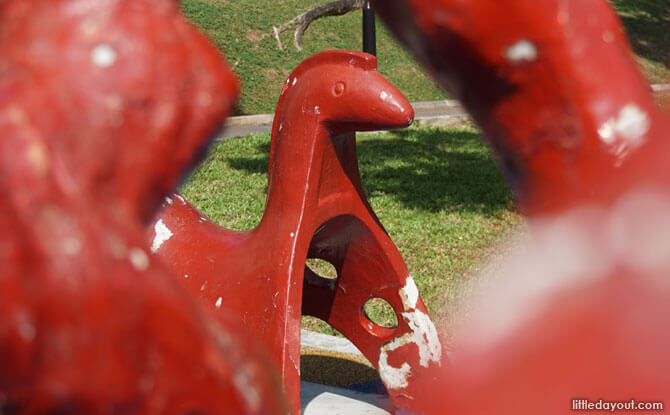 Old School Animal Playground At Toa Payoh Lorong 7 Park: Horse Old School Animal Playground At Toa Payoh Lorong 7 Park
