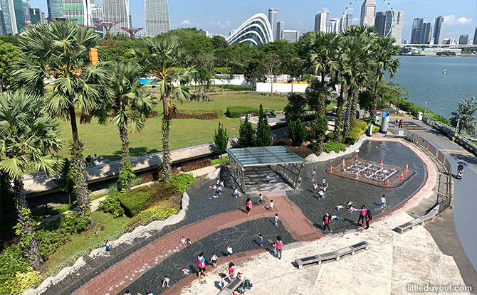 Visiting the Marina Barrage Water Playground