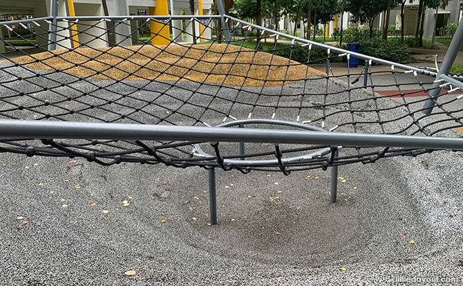A Netted Crater Playground