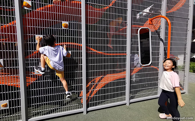 Vertical Play Structure at Shaw Plaza Balestier Playground