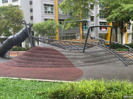 Sengkang Compassvale Climbing Net Crater Playground