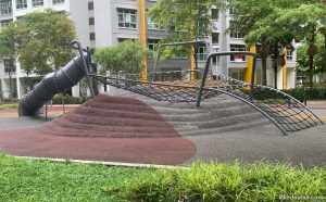 Netted Crater Playground At 216D Compassvale Drive - Little Day Out