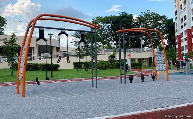 Fitness equipment in the park
