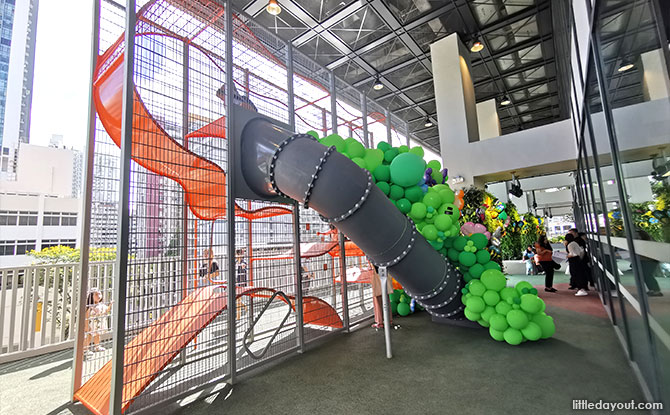 Tube Slide at the Shaw Plaza Balestier Playground