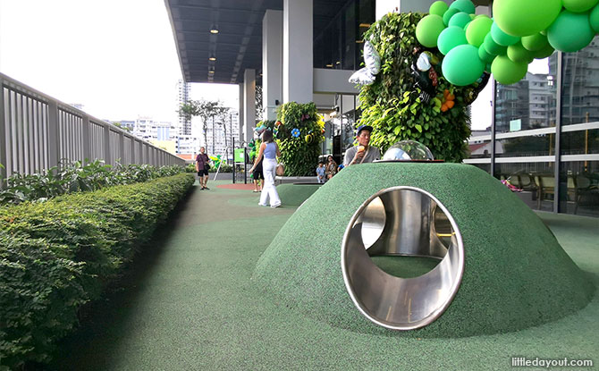 Play mound at Shaw Plaza Balestier