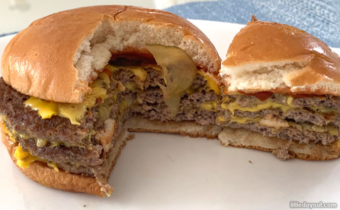 McDonald's Singapore Triple Cheeseburger